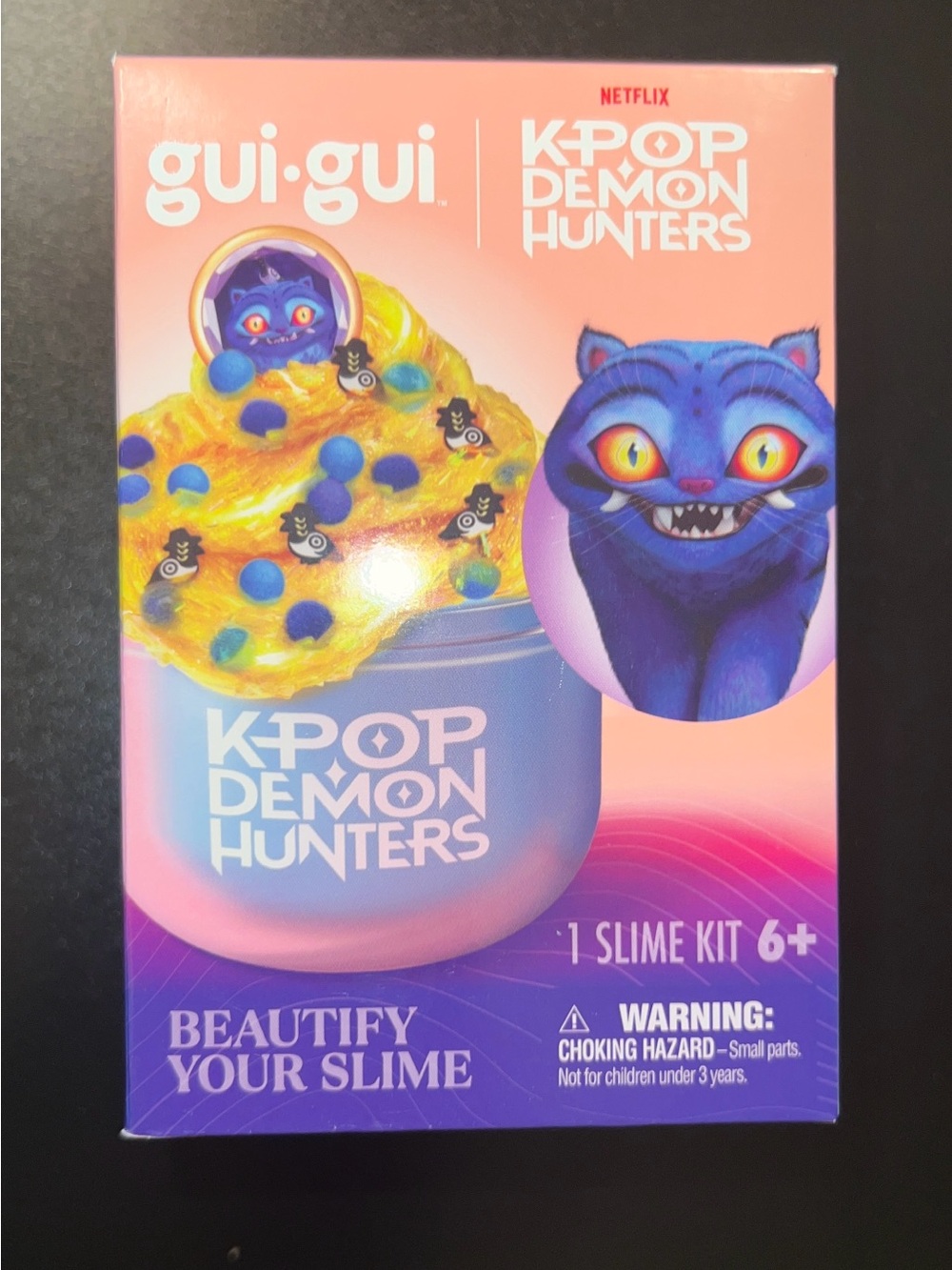 NEW & Sealed Gui·Gui K-POP Demon Hunters Slime Kit - Crunchy